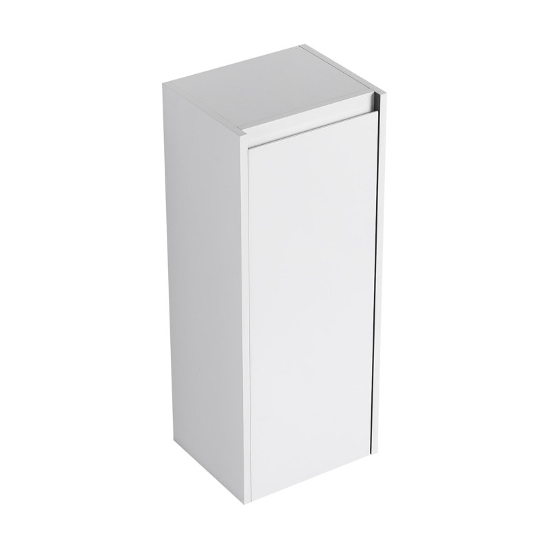 12" Bathroom Side Cabinet,Soft Close Doors,Float Mounting Design,(KD-Packing)