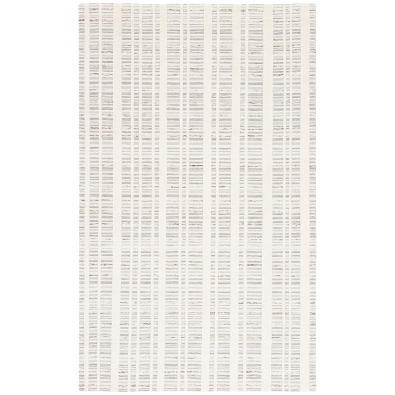 Tapis gris / ivoire Fifth Avenue 651, Rectangulaire 8 pi x 10 pi