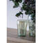 Ensemble de 2 vases de table en verre vert 2 pièces