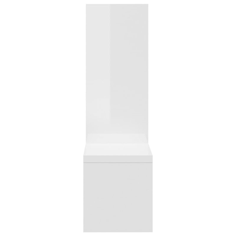 Laiza 6 Piece Accent Shelf, Bright White