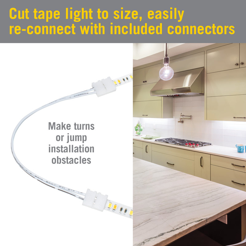 Ensemble de bande de lumière à DEL 24 V blanc Rib-Flex 24 pi RibbonFlex Home