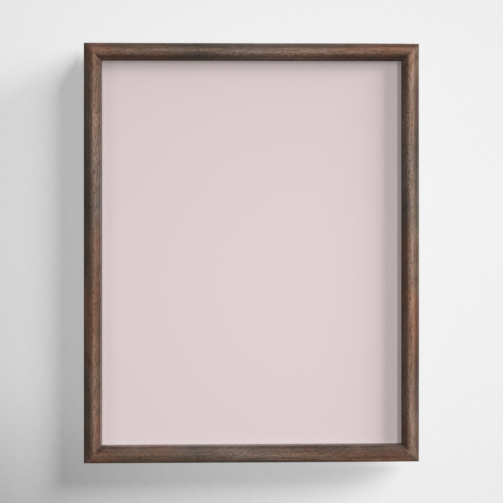 Mabe Wood Beveled Picture Frame with Mat, Brown, 18" x 24"