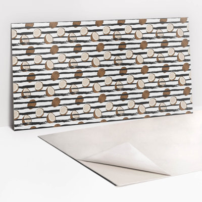 Como 50x100 cm Pvc Singular Tile in Brown
