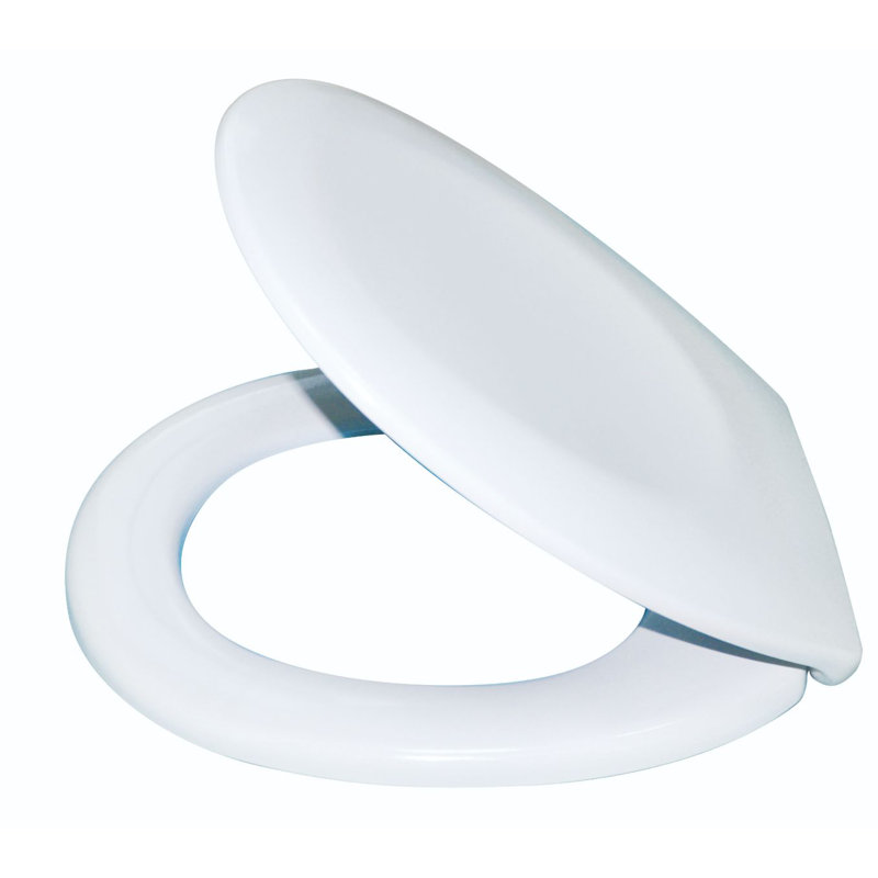 Aston Duroplastic Toilet Seat White - 1.7KG Anti-Bact