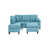 Tissu bleu est en rupture de stock