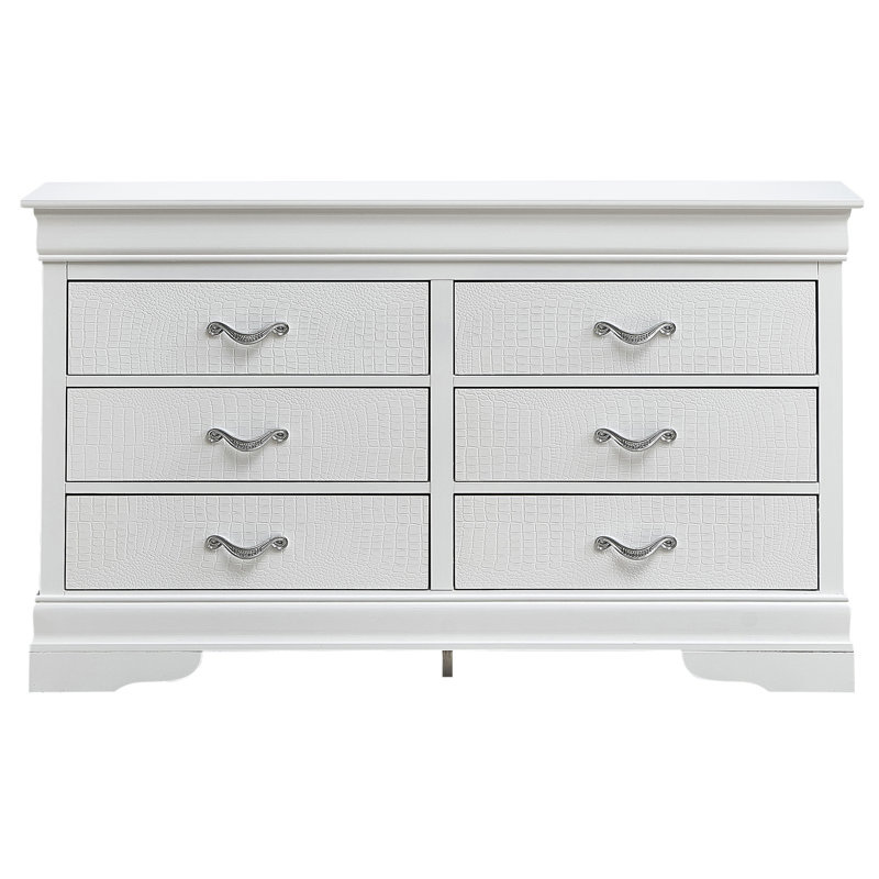 Commode Lorana, champagne argenté