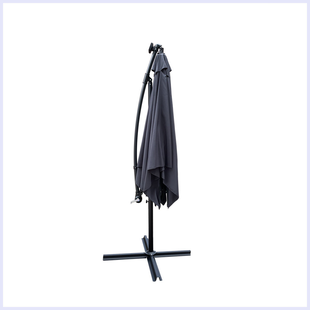 Latitude Run® Nagelly 98.4'' Lighted Tilt Market Umbrella | Wayfair