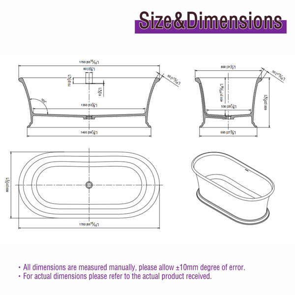 Dimensions du produit