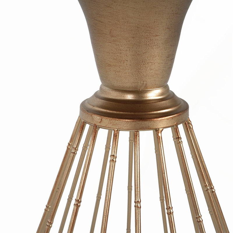 Table d'appoint en pin rétro Hollow Edge