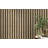 106” L x 12.6” W - 3D Acoustic Soundproof Wood Slat Wall Panel - Decorative Shiplap, Acoustic Wall Tile-100731026