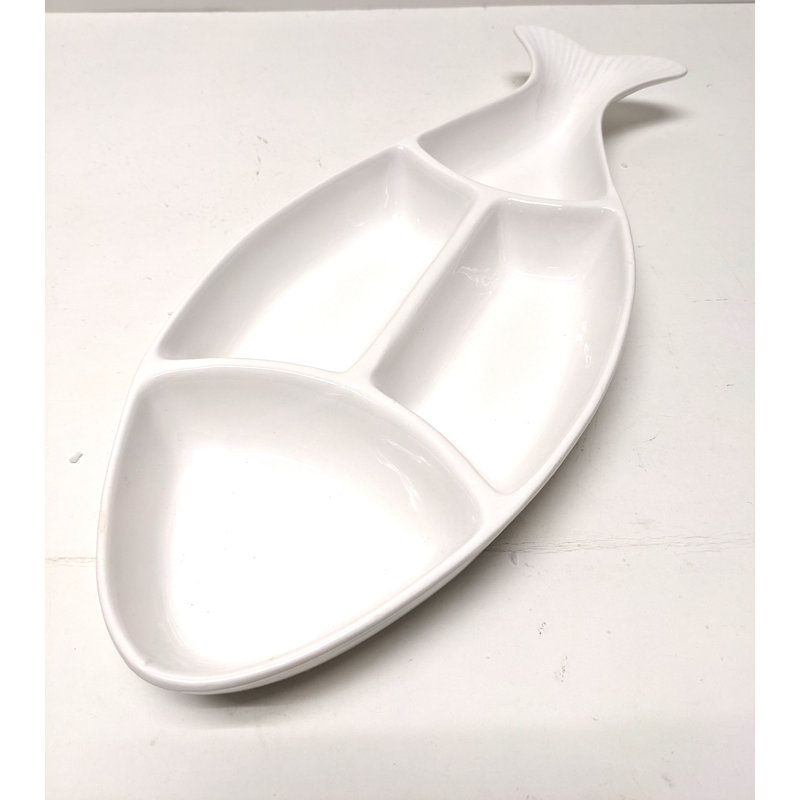 Wrought Studio™ Kaydience Ceramic Divided Serving Dish
