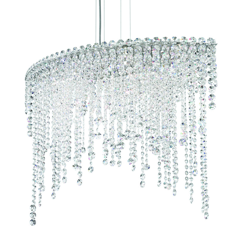 Chantant 6 - Light Crystal Chandelier, Heritage Handcut Clear