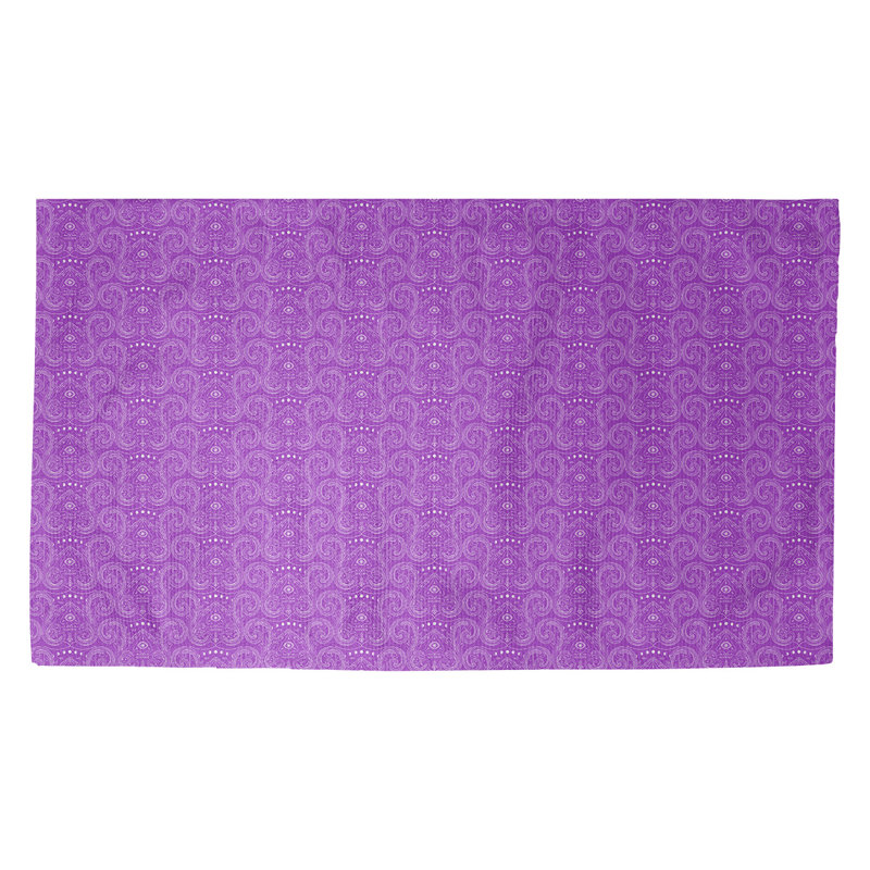 Avicia Indoor Doormat, Rectangle 2'1.5" x 3'6", Purple