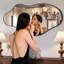 Irregular Metal Framed Wall Mirror, Asymmetrical Mirrors for Bathroom-1211189290-1211189289