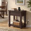 Table de bout en bois massif avec un tiroir et une station de charge-2046991382-2062165759