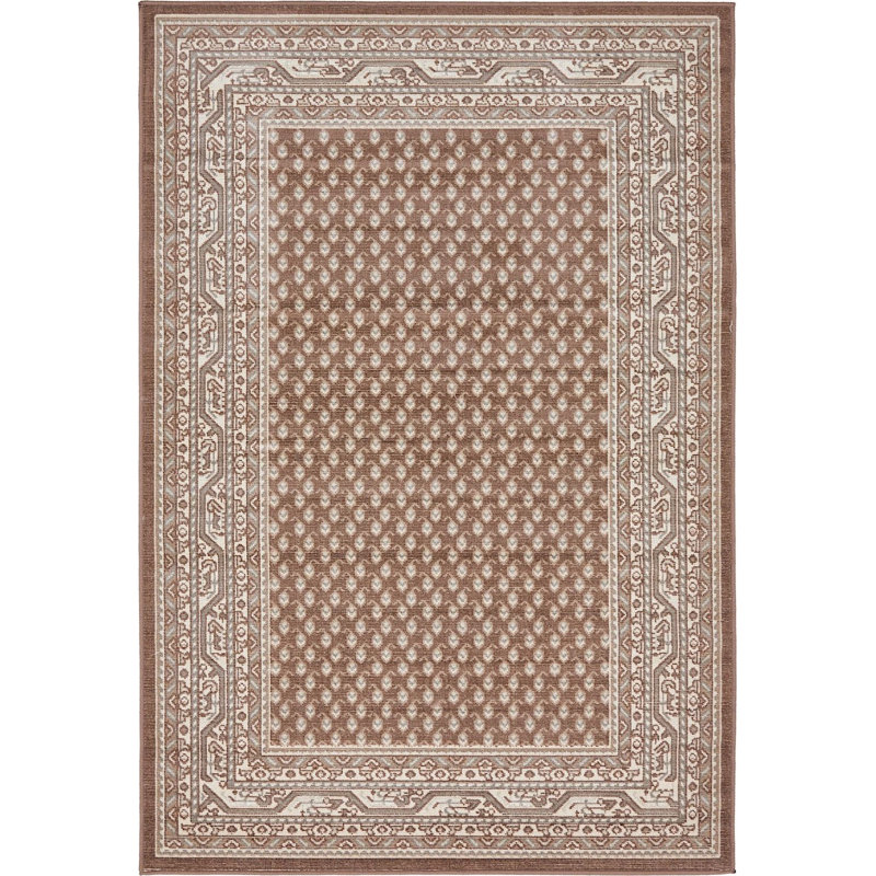 Tapis brun à motif oriental Wingate, Rectangle 8 pi x 10 pi