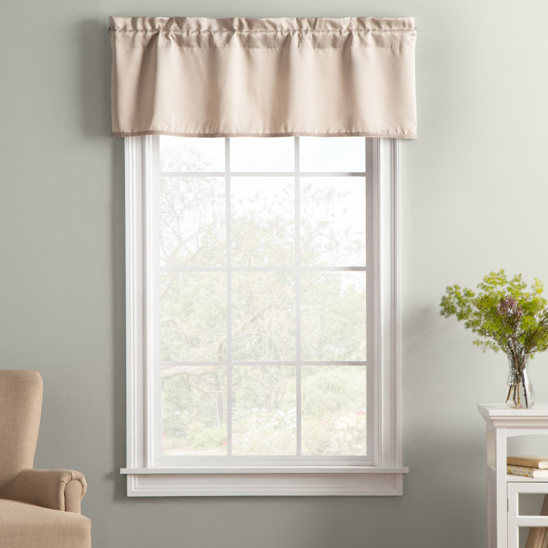 Cantonnière à passe-tringle Wayfair Basics®, Taupe