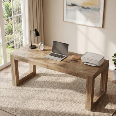 Double bureau double, 78,7 po, table d'écriture pour deux personnes