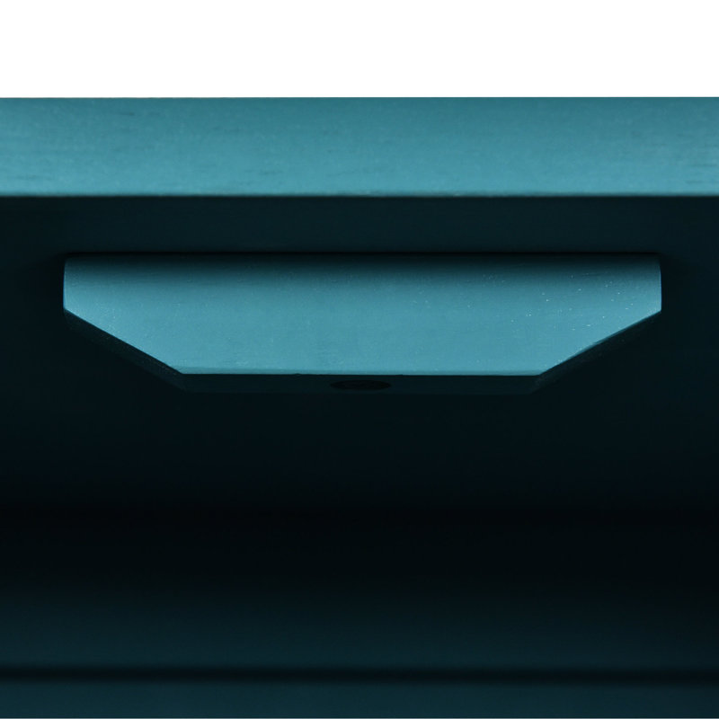 Buffet de rangement à 4 portes avec options personnalisables, Bleu antique