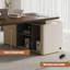 Bureau de direction en L en noyer manufacturé avec tiroirs en noyer-210178564-210178569