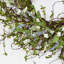 Couronne florale artificielle 24 po avec fleurs et fleurs