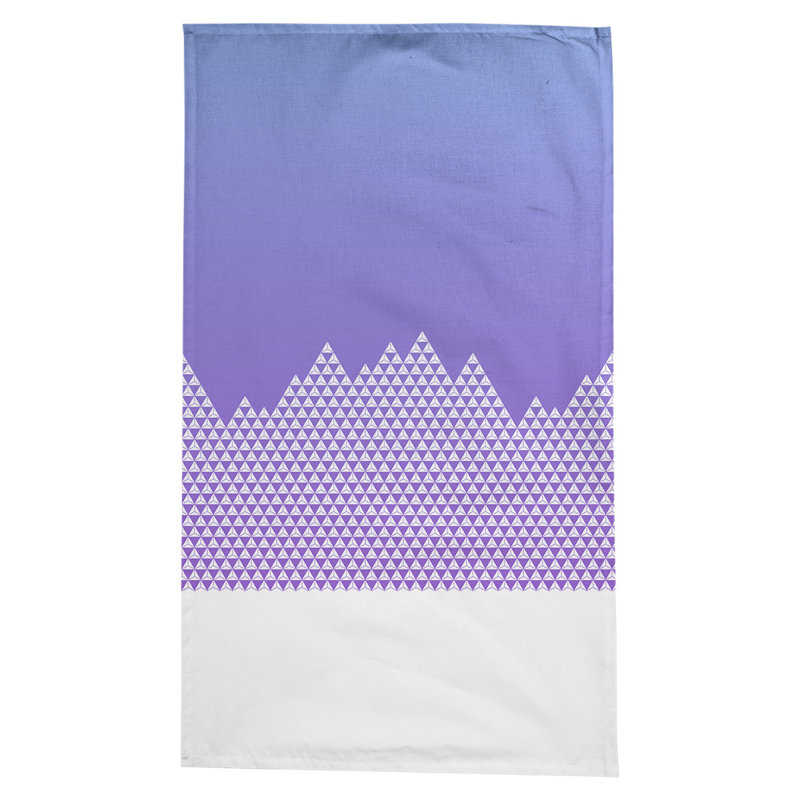 Leffel Mountain Pattern Tablecloth, Blue/Purple