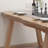 Burlywood Rectangular Solid Wood Dining Table-1897195506