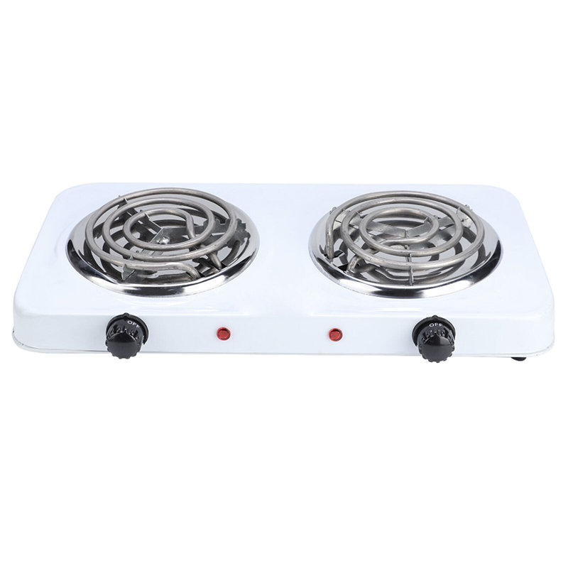 Double brûleur électrique portatif 2000W