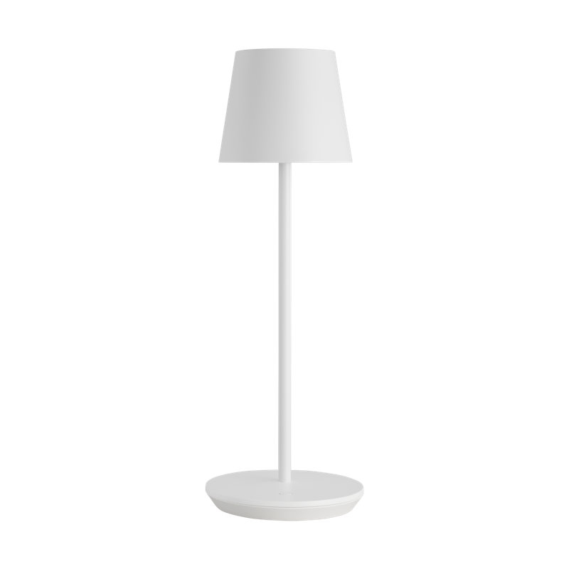 Nevis Accent Rechargeable Table Lamp, Matte White