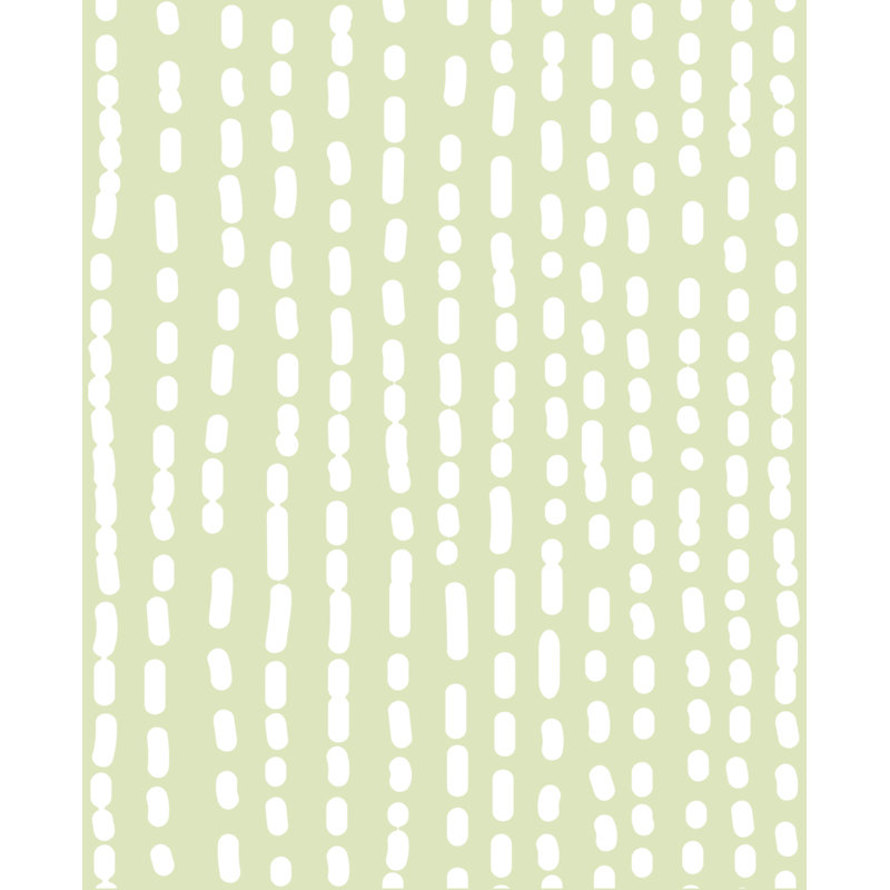 Panneau de papier peint auto-adhésif Eustace, L 2 pi x H 18 pi, Vert