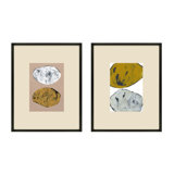Rolling Stones. Set Of 2 Painting by Andrea Stokes