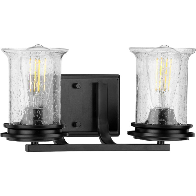Éclairage pour meuble-lavabo à intensité variable Nedmond, Noir