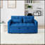 84 Inch Rolled Arm Chesterfield 3 Seater Sofa with Tufted Back for Comfort and Durability
