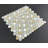 1" Round Glass and Marble Mosaic Tiles