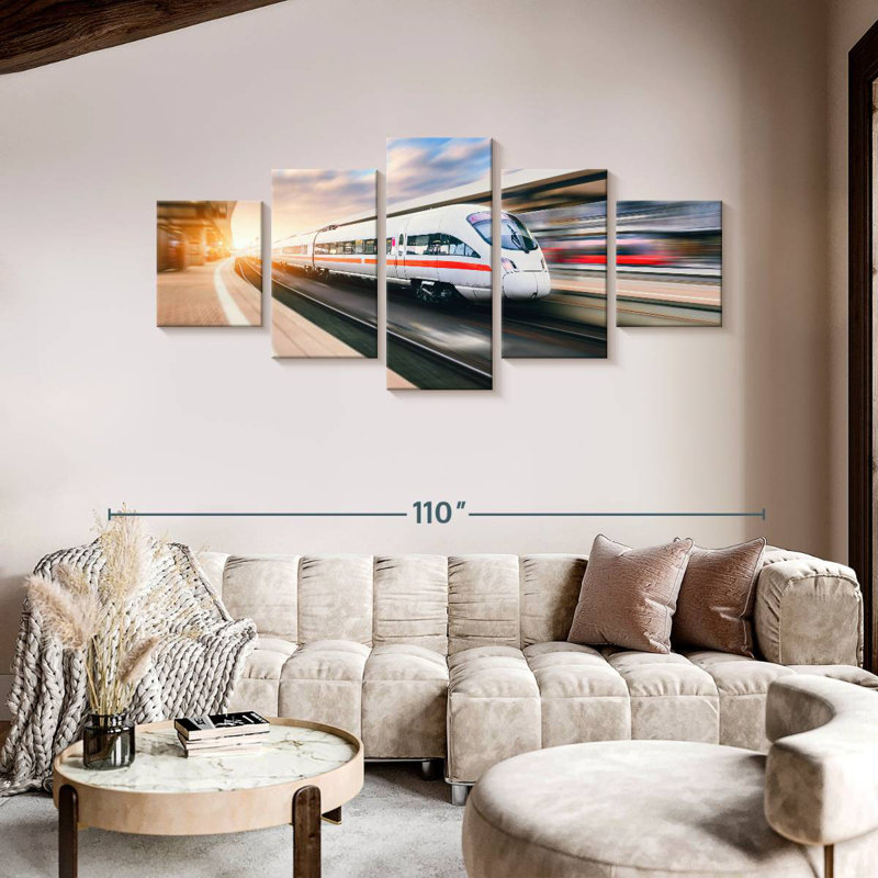 High Speed Train, 42" H x 92" W
