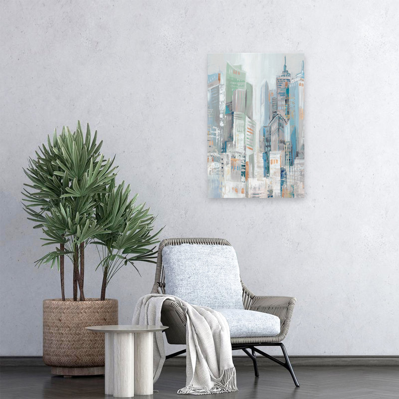 Art urbain moderne, paysage urbain, H 24 po x l 16 po