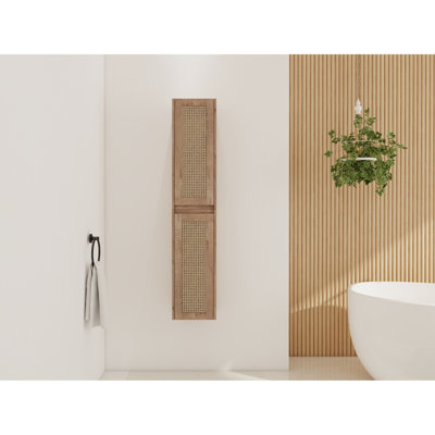 Meuble de salle de bain latéral, fermeture amortie, option de montage mural, profondeur 60,5 cm (23,83 po), installation moderne