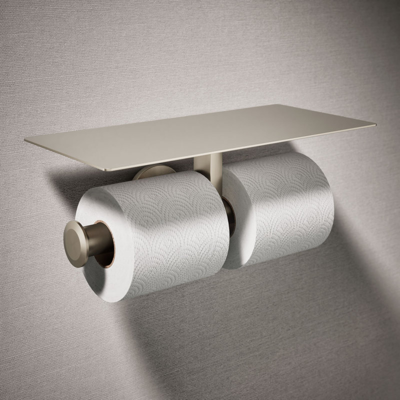 Components™ Covered Double Toilet Tissue Holder, Bronze