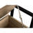 Rectangular Entryway Bench With Flip-Top Storage, 42", Black Metal, Taupe Storage For Hallway, 42" X 23", Taupe, Metal Frame, Assembly Required