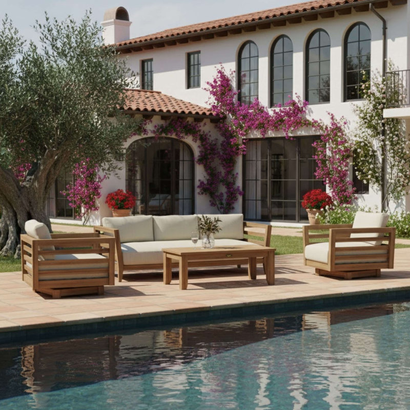 Cordoba Deep Seating 4-Piece Swivel Set