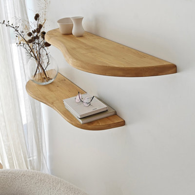 Locelso Wood Floating Shelf