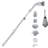 Adjustable Cleaning Brushes with Replaceable Head