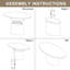 72"×37"W×30"H Oval Wood Pedestal Dining Table-1264005099