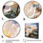 Impression blanc et jaune de lotus romantique - impression-895288522-895288521