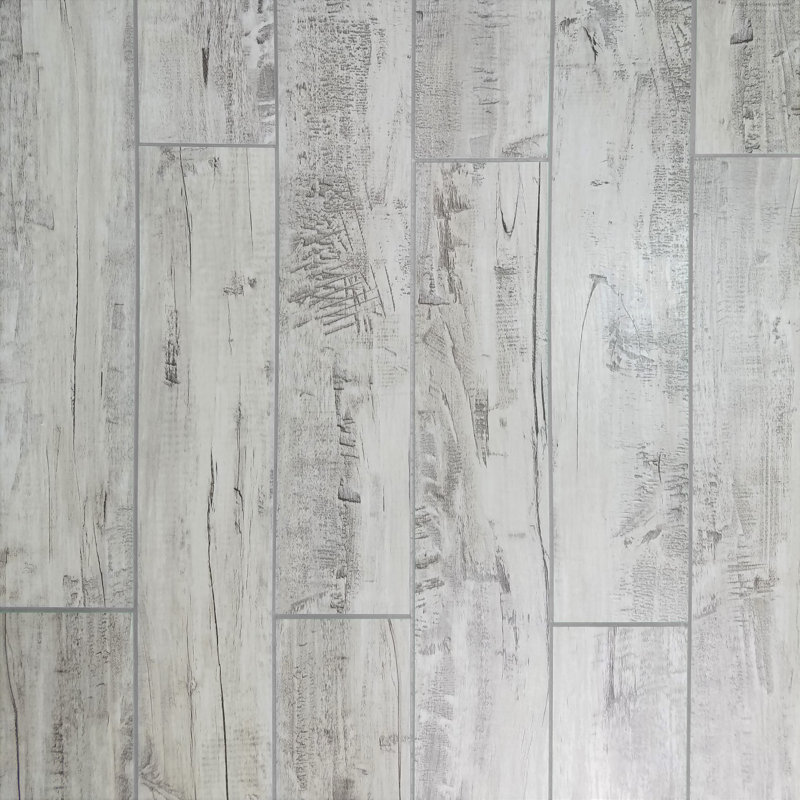 Nature 3 in. x 16 in. Wood Look Glass Straight Edge Plank Subway Decorative Kitchen & Bathroom Wall Tile