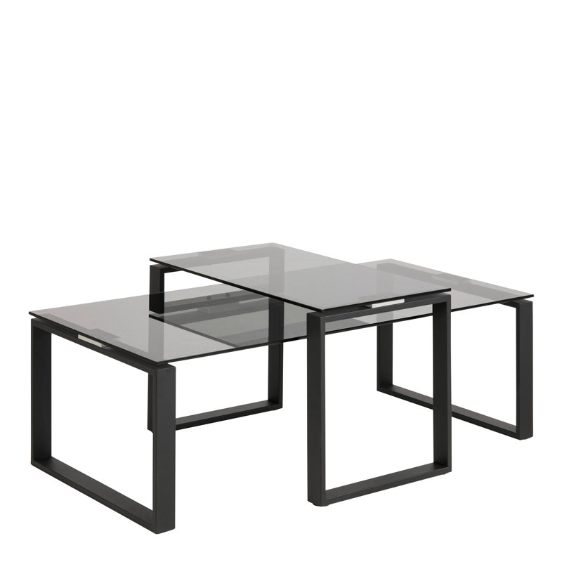 Shaylene 2 - Piece Living Room Table Set, Ask Black