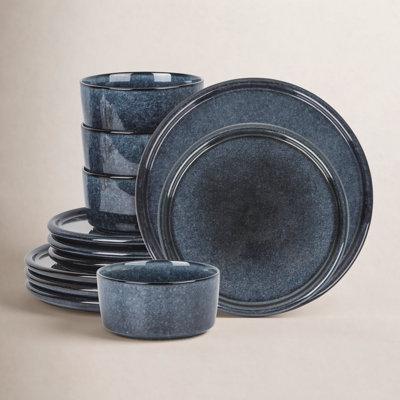 Stone Lain Eden 12-Piece Dinnerware Set Stoneware