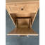 Armoire à ordures inclinable 10 gallons avec poubelle en bois autoportante avec tiroir escamotable et support pour poubelle pour cuisine / salon (naturel)