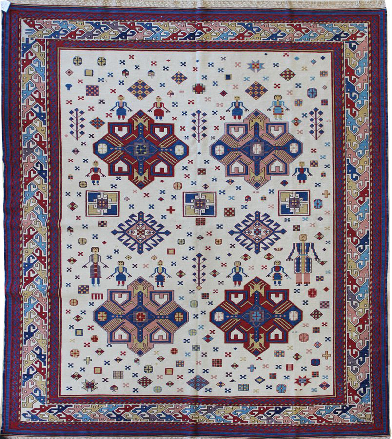Landry & Arcari Rugs and Carpeting Borchalu Soumak One-of-a-Kind 8'3