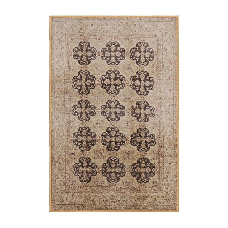 Tapis beige Malthe, Rectangle 7 pi x 10 pi